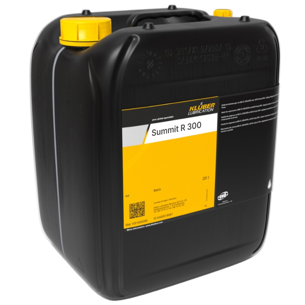 pics/Kluber/Copyright EIS/canister/Summit R 300/klueber-summit-r-300-synthetic-refrigeration-compressor-oil-20-l-01.jpg